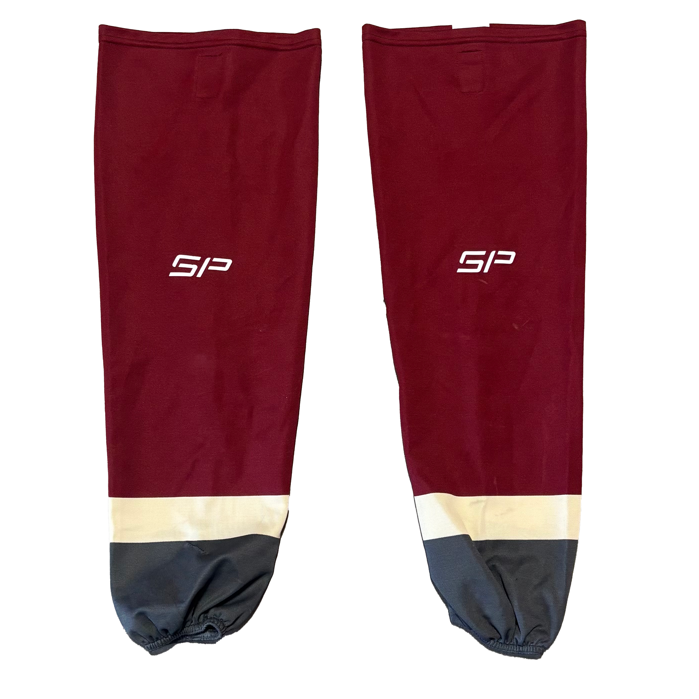 PWHL - Used SP Performance Socks - Montreal Victoire (Burgundy/Beige/Dark Grey)
